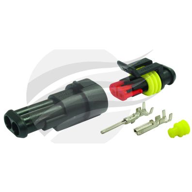 AMP SUPER SEAL KIT 2 WAY 14amp IP67 RATED WATERPROOF PKT 1