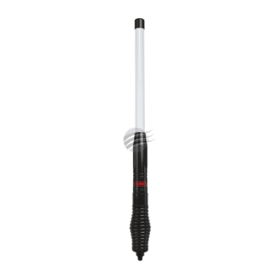 GME ANTENNA 58cm 2.1dBi WHT/BLK GROUND INDEPENDANT WITH LEAD BLACK FIBREGLASS 477MHZ