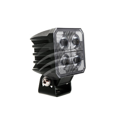 IGNITE LED SQUARE WORKLAMP FLOOD BEAM 60 Deg 9-36V 40W 4 LEDs BLACK