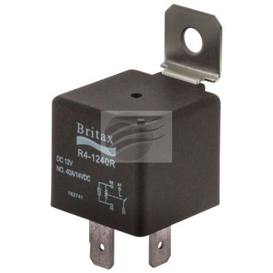 BRITAX MINI RELAY 12V 40amp N/O 4 PIN RESISTOR TYPE