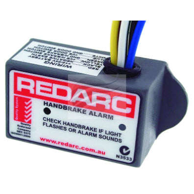 REDARC HAND BRAKE ALARM 12/24V 30mA AUDIBLE BUZZER & LED WARNING