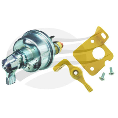 COLE HERSEE BATTERY MASTER SWITCH W/YELLOW LOCKOUT LEVER KIT